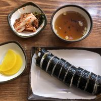 My meal   at Gimbap Cheongug Central Branch in Sokcho