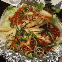 Szechuan sizzler at Status in Auckland