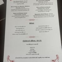 Main menu 2, June 2022  at The Shakespeare Inn in Bridgnorth