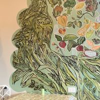 Decor  at 1Two1 Vegan Café in Springwood