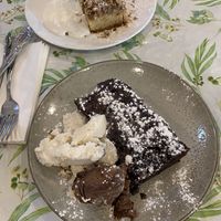 Brownie and apple slice   at 1Two1 Vegan Café in Springwood