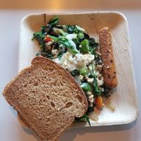 The Van Gogh omelet is incredible at The Willow Cafe in Hewlett