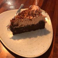 Brownie cake  at Blu Bar in Barcelona