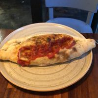 Calzone at Blu Bar in Barcelona