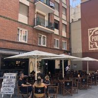 Outdoor dining is available  at Blu Bar in Barcelona