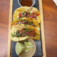 Tacos  at Blu Bar in Barcelona