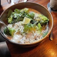 Thai green curry at Blu Bar in Barcelona