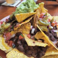 Nachos at Blu Bar in Barcelona