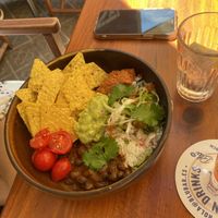 Mexican bowl  at Blu Bar in Barcelona