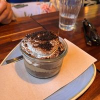 BEST TIRAMISU THIS SIDE OF ITALY  at Blu Bar in Barcelona