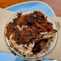 Tiramisu at Blu Bar in Barcelona