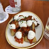 Bravas 🥔  at Blu Bar in Barcelona