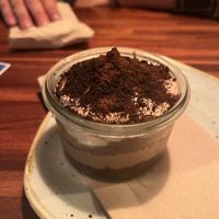 tiramisu  at Blu Bar in Barcelona