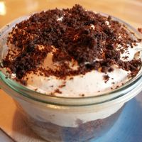 Tiramisú at Blu Bar in Barcelona