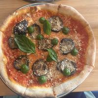 MELANZANE PIZZA  at Blu Bar in Barcelona