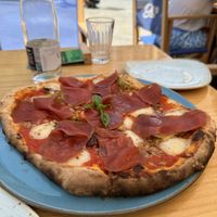 Neapolitan pizza 🍕   at Blu Bar in Barcelona