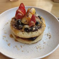 Pancakes at Blu Bar in Barcelona