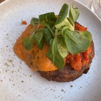 Spanish omelette   at Blu Bar in Barcelona