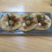 Tacos cochinitas   at Blu Bar in Barcelona
