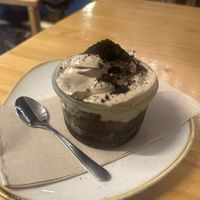 Tiramisu  at Blu Bar in Barcelona