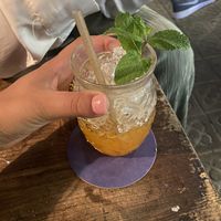 Drink  at Blu Bar in Barcelona