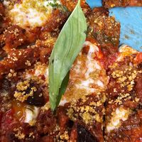 Pizza Napolitana at Blu Bar in Barcelona