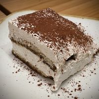 Tiramisu  at Blu Bar in Barcelona