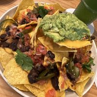 Nachos are great!  at Blu Bar in Barcelona