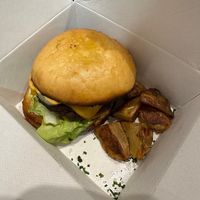 Blu Bar Burger at Blu Bar in Barcelona