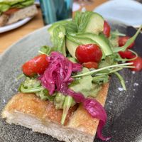 Focaccia  at Blu Bar in Barcelona