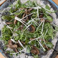 Pizza trufa  at Blu Bar in Barcelona