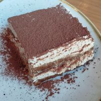 Tiramisú at Blu Bar in Barcelona