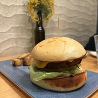 Blu Burger  at Blu Bar in Barcelona