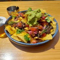 Surfer's Nachos at Blu Bar in Barcelona
