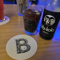 Fritz cola  at Blu Bar in Barcelona