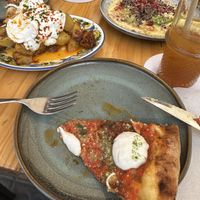 Pizza   at Blu Bar in Barcelona