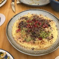 Avocado hummus   at Blu Bar in Barcelona