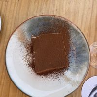 Tiramisu  at Blu Bar in Barcelona