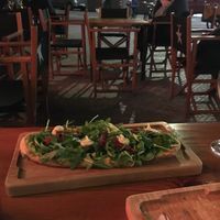 Focaccia mediterrânea  at Blu Bar in Barcelona