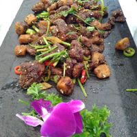 Mushroom dish at Jing Lian Zhai - Xizhimen in Beijing