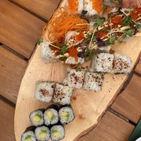 Sushi plate at Chay Vegan Kitchen in Nuremberg