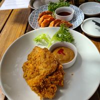 Fried "chicken" at Chay Vegan Kitchen in Nuremberg
