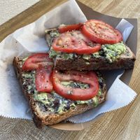Avocado Toast 😋  at Sugar Apple Organic Cafe in Key West