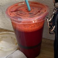 Carrot Beet Celery Juice  at Sugar Apple Organic Cafe in Key West