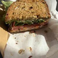 FLT (Fake bacon LT) sandwich   at Sugar Apple Organic Cafe in Key West