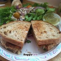 tempeh reuban  at Sugar Apple Organic Cafe in Key West