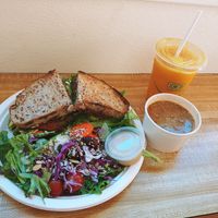 Peaceful tempeh at Sugar Apple Organic Cafe in Key West