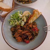 Pasta al horno y verduras con boniato at La Goma in Granada