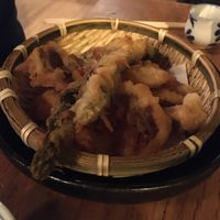 Vegetable tempura at Café Japonais in Bordeaux