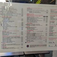 menu with vegan options labelled at Café Japonais in Bordeaux
